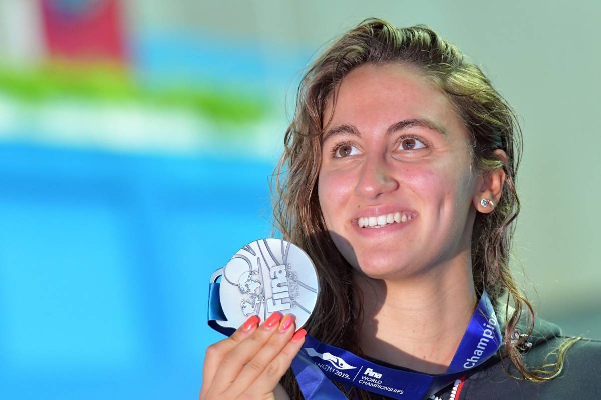 Mondiali di nuoto, Simona Quadarella d'argento negli 800 stile libero