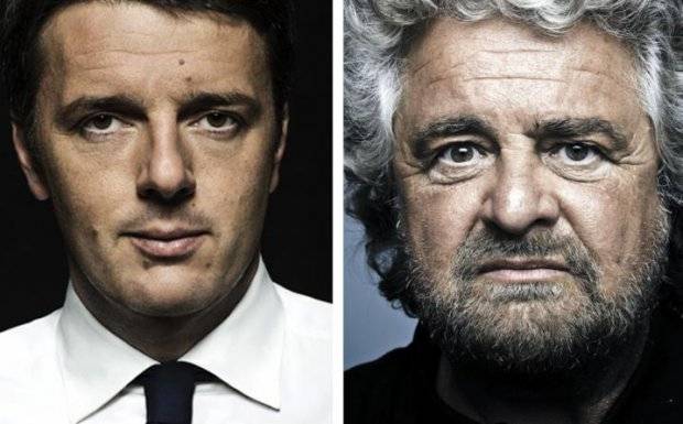"Ebetino", "Ballista", "Fai schifo" Ma ora Beppe fa la corte a Renzi
