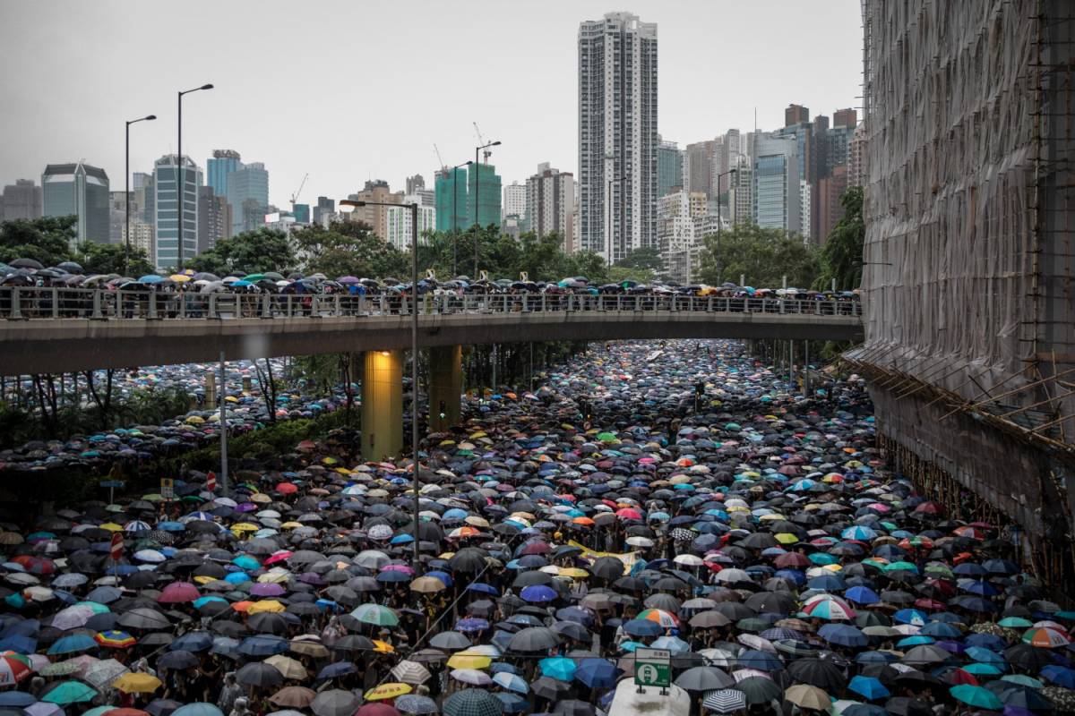 Hong Kong, oltre un milione in piazza