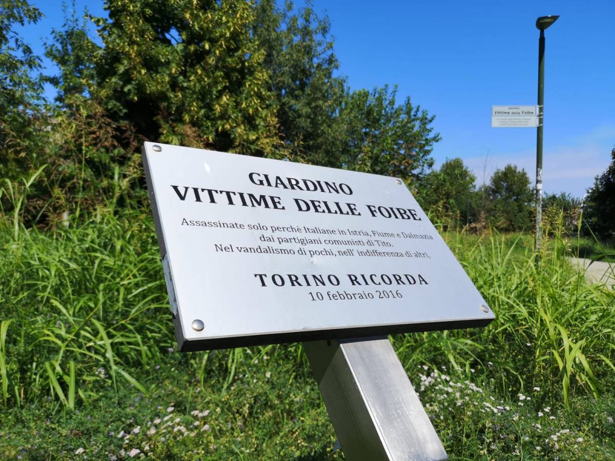 Quel giardino dedicato alle vittime delle foibe abbandonato al degrado