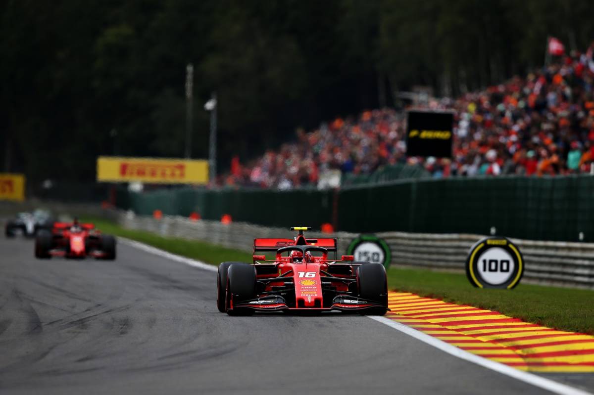 Prima vittoria per la Ferrari: Leclerc davanti a tutti in Belgio