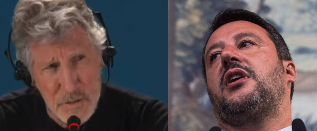 Salvini zittisce Roger Waters: "I migranti? Ospitali a tue spese"