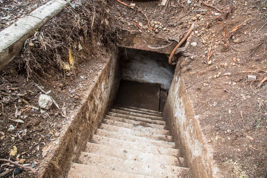 Bunker della seconda guerra mondiale spunta dagli scavi per il cimitero