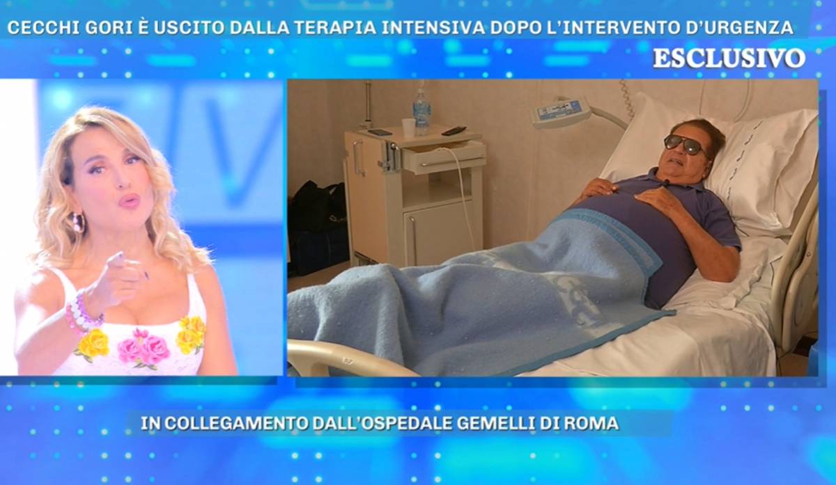 Domenica live, la d'Urso a Cecchi Gori operato d'urgenza: "Volevi curarti da solo"