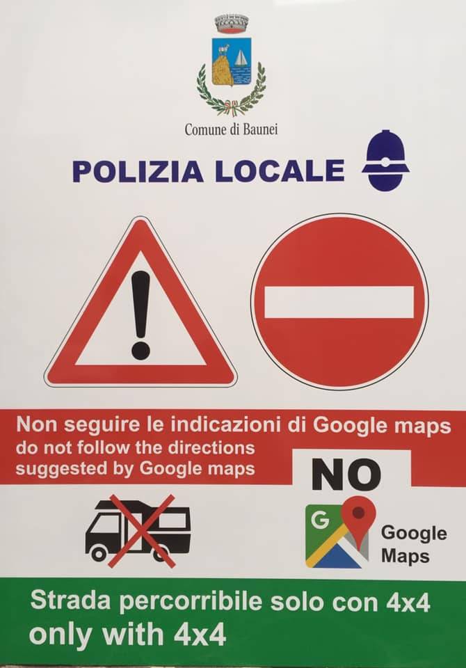 Spuntano i cartelli anti-Google Maps: "Pericoloso, non seguite le indicazioni"