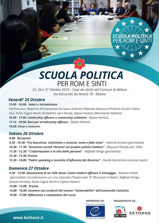 Milano, ora arriva la scuola di politica per rom e sinti