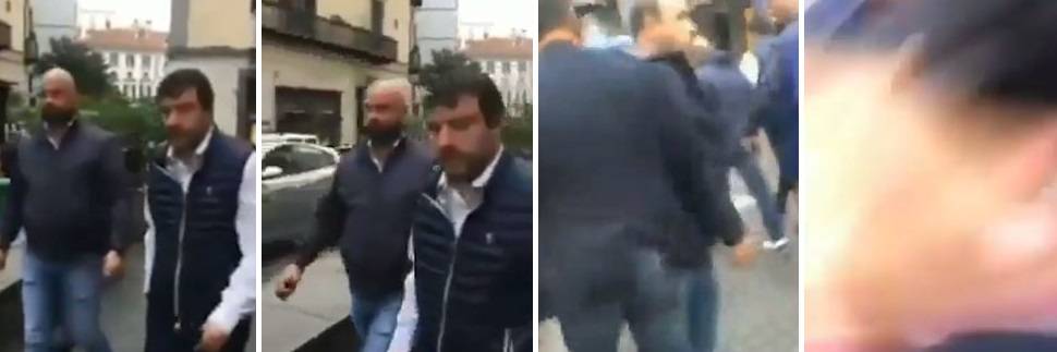 Tentata aggressione a Salvini: così la scorta ha sventato l'attacco