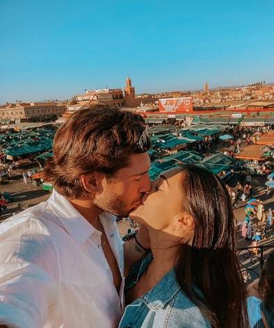 Cecilia Rodriguez e Ignazio Moser a Marrakech per i due anni d'amore