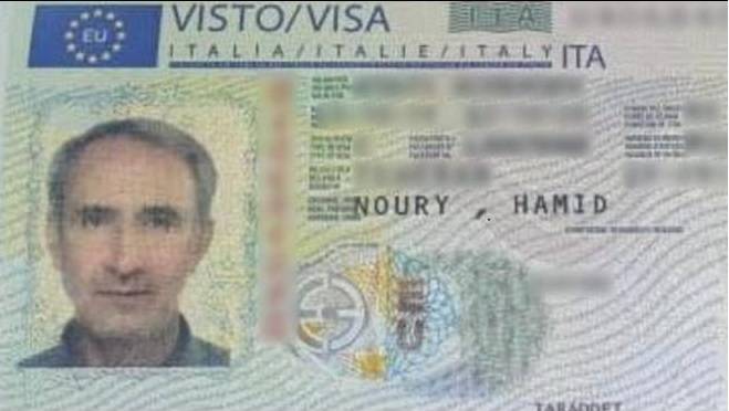 Svezia, un boia iraniano fermato con un visto italiano 