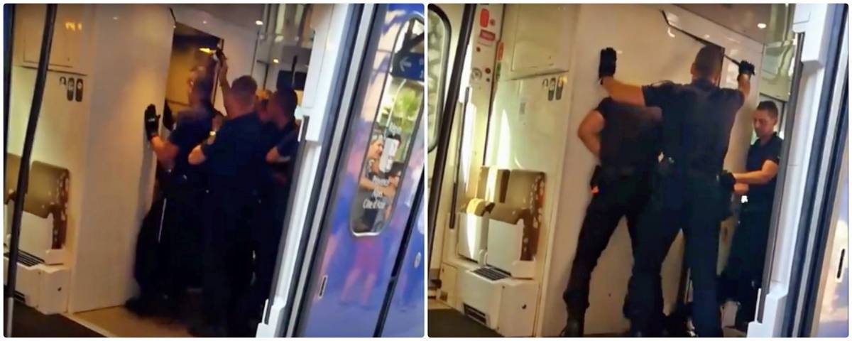 Migranti nel bagno del treno, la polizia usa spray urticante: terrore tra i passeggeri