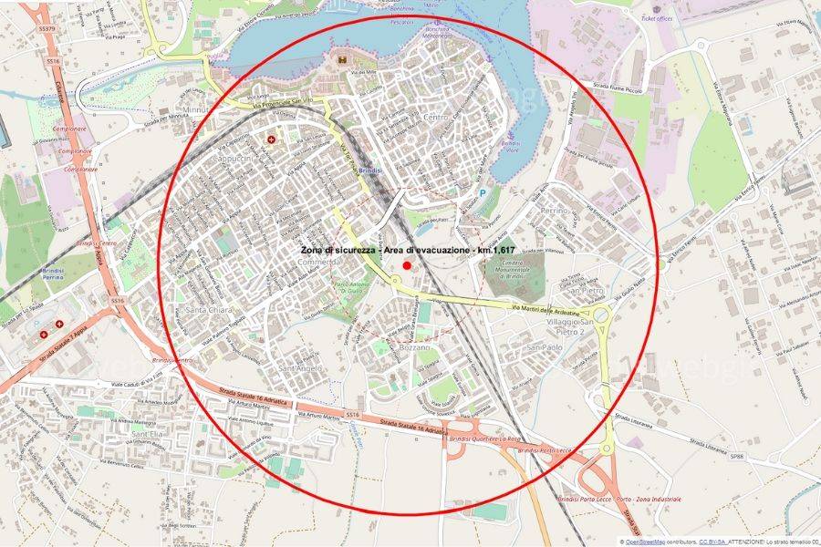 Allarme bomba a Brindisi: evacuata la "zona rossa"