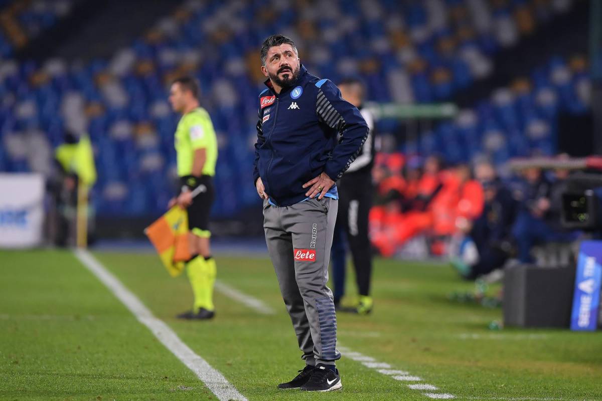 Napoli, Gattuso: "La squadra non sta bene mentalmente"