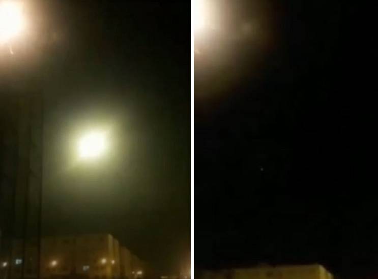 Un lampo nel cielo di Teheran: "Ecco il missile che colpisce l'aereo"