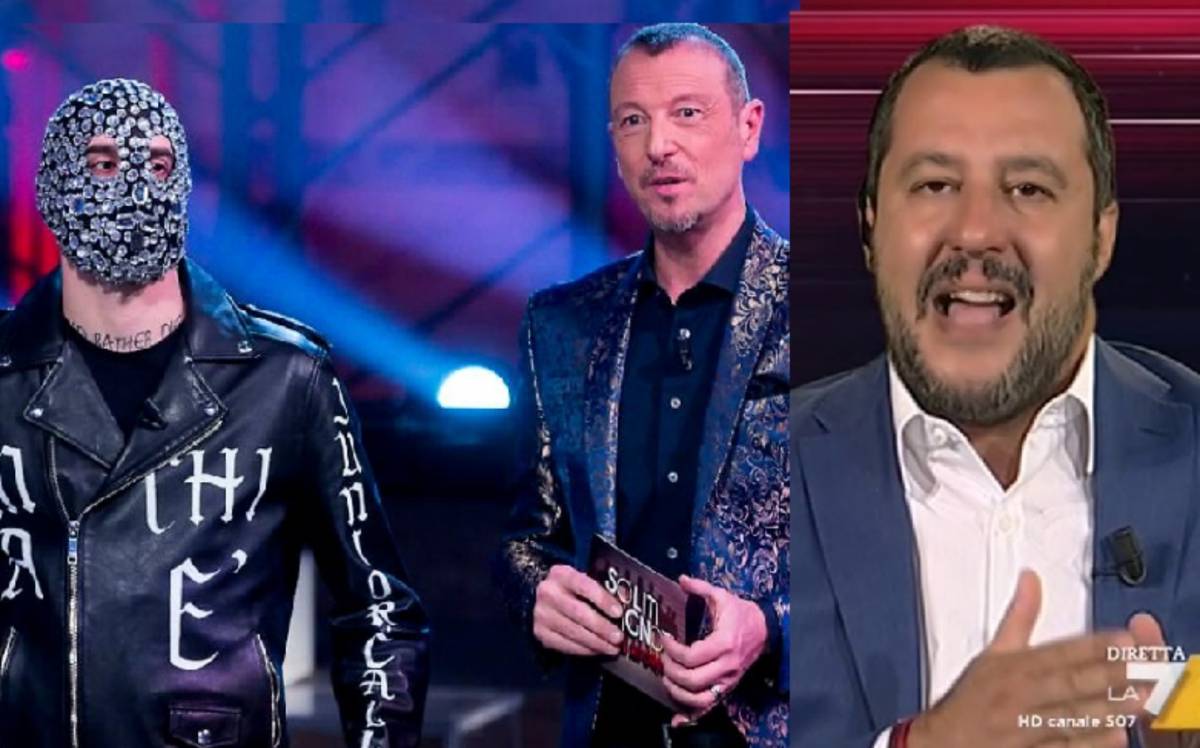 Matteo Salvini contro Amadeus: "Junior Cally non a Sanremo!"