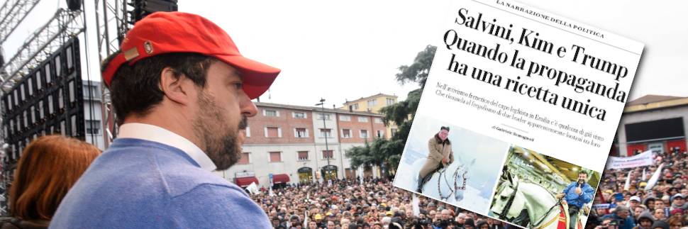 L'ultima follia di Repubblica: Salvini come Kim Jong-un