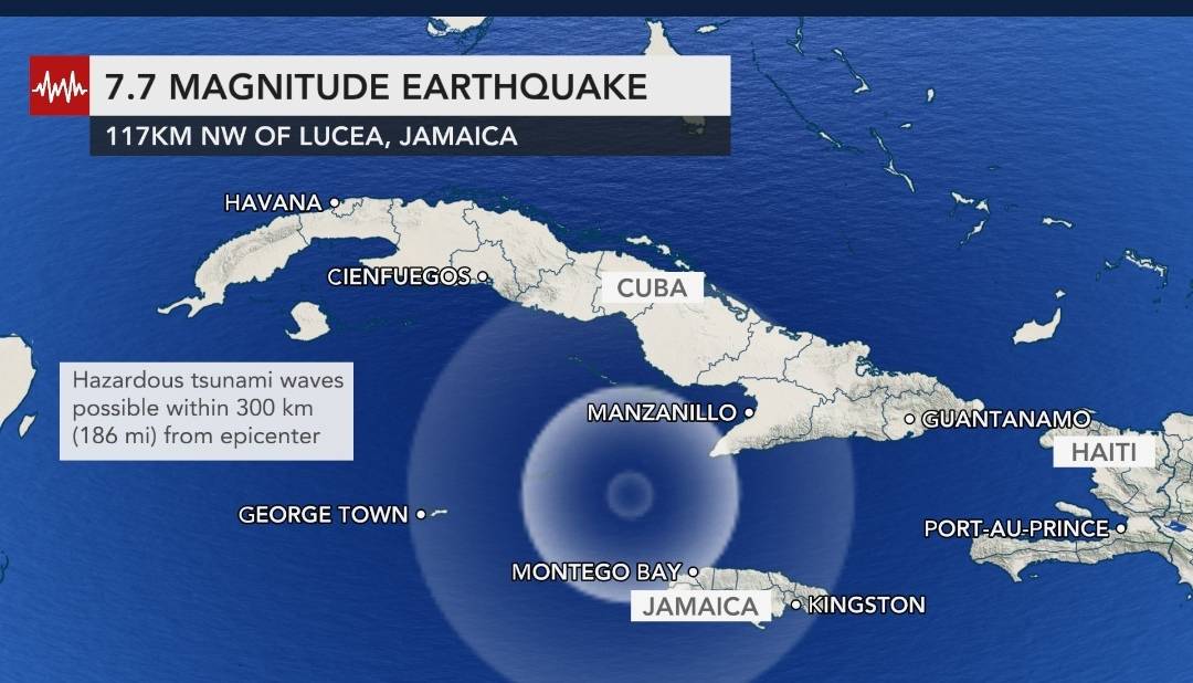 Terremoto di 7.7 in Giamaica, paura anche in Albania