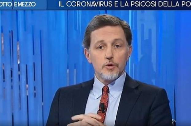 Otto e mezzo, Massimo Giannini: "Coronavirus? L’untore è Matteo Salvini"