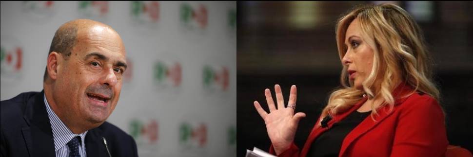 Zingaretti fa la lezioncina alla Meloni e lei: "Tu governi con odiatori seriali"