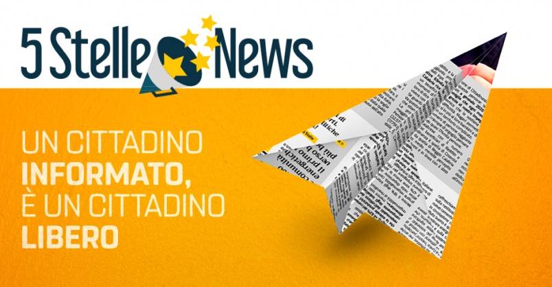 M5S lancia il suo giornale: arriva il "5 Stelle News"