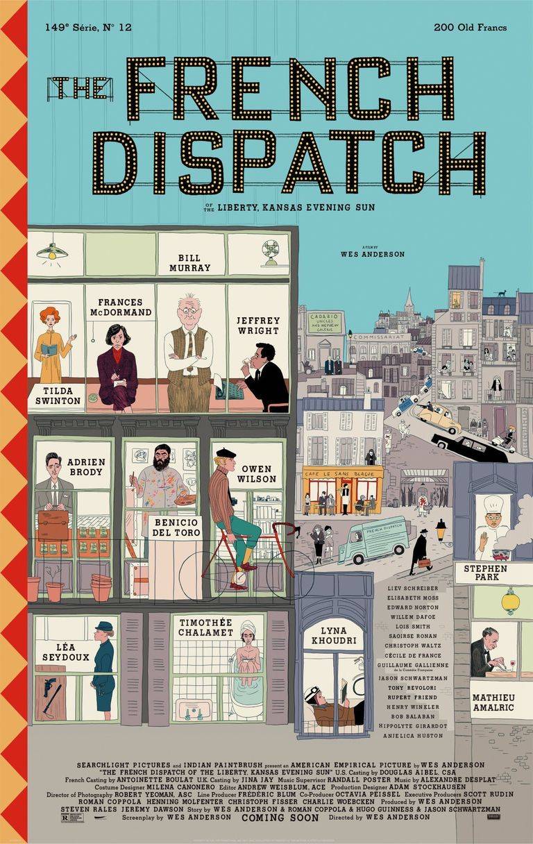 The French Dispatch, Wes Anderson dedica un film al giornalismo
