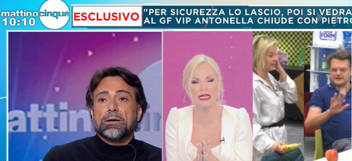 Pietro Delle Piane sulla rottura annunciata da Antonella Elia: "Non ci lasceremo in tv"