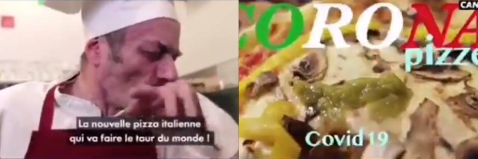Video choc della tv francese: "In Italia pizza al coronavirus"