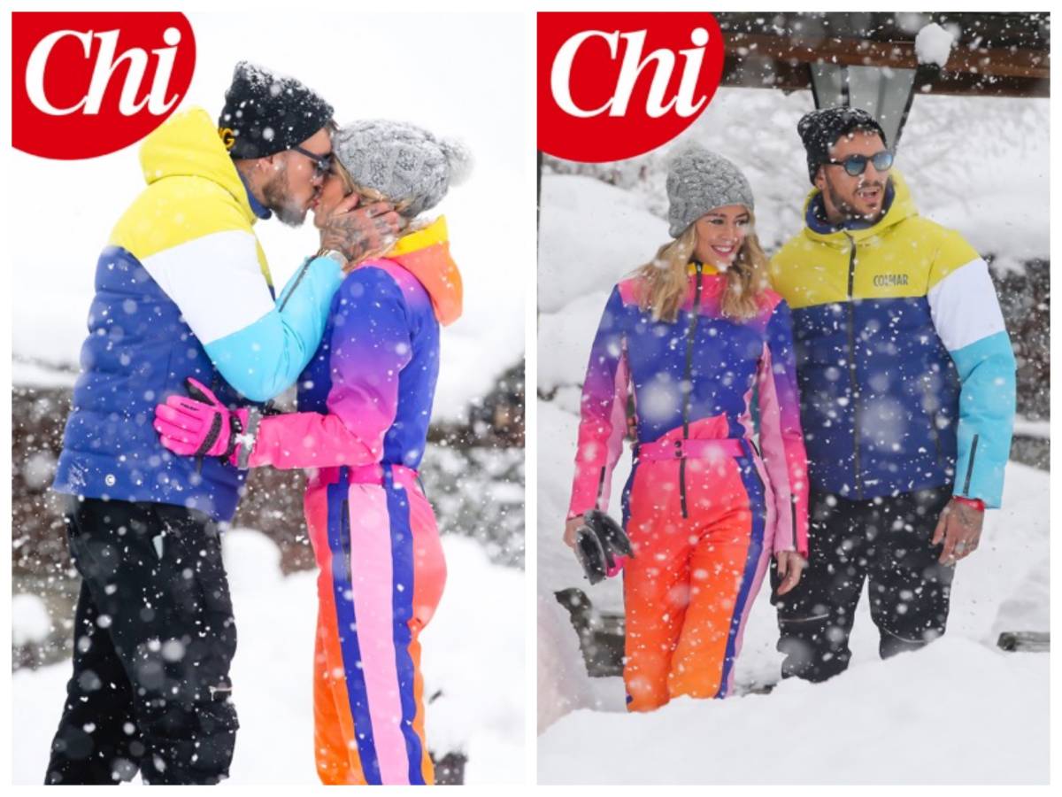 Diletta Leotta e Daniele Scardina, scatta il bacio sulla neve
