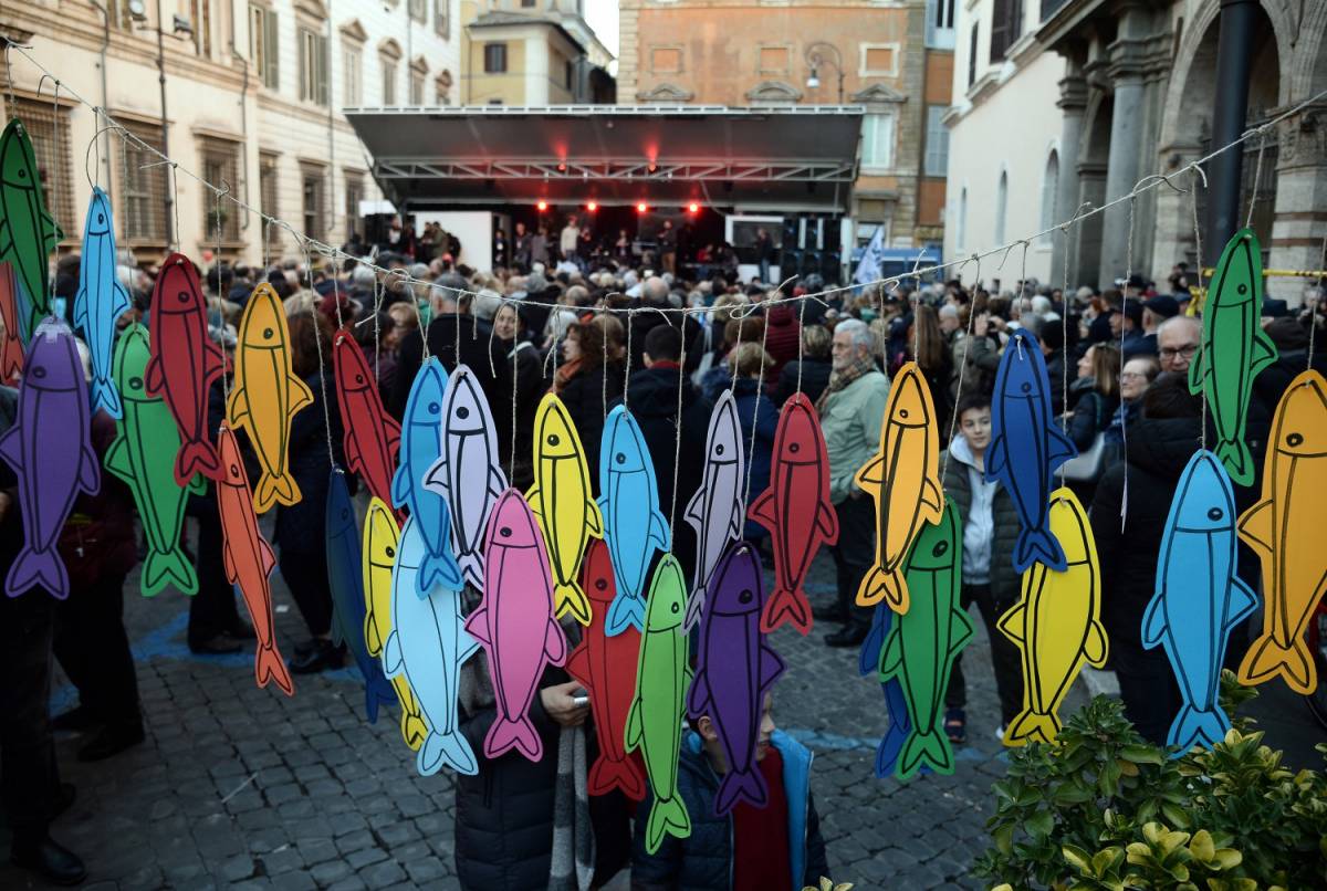 Ora tornano le "sardine": 6 mila piantine in piazza a Bologna
