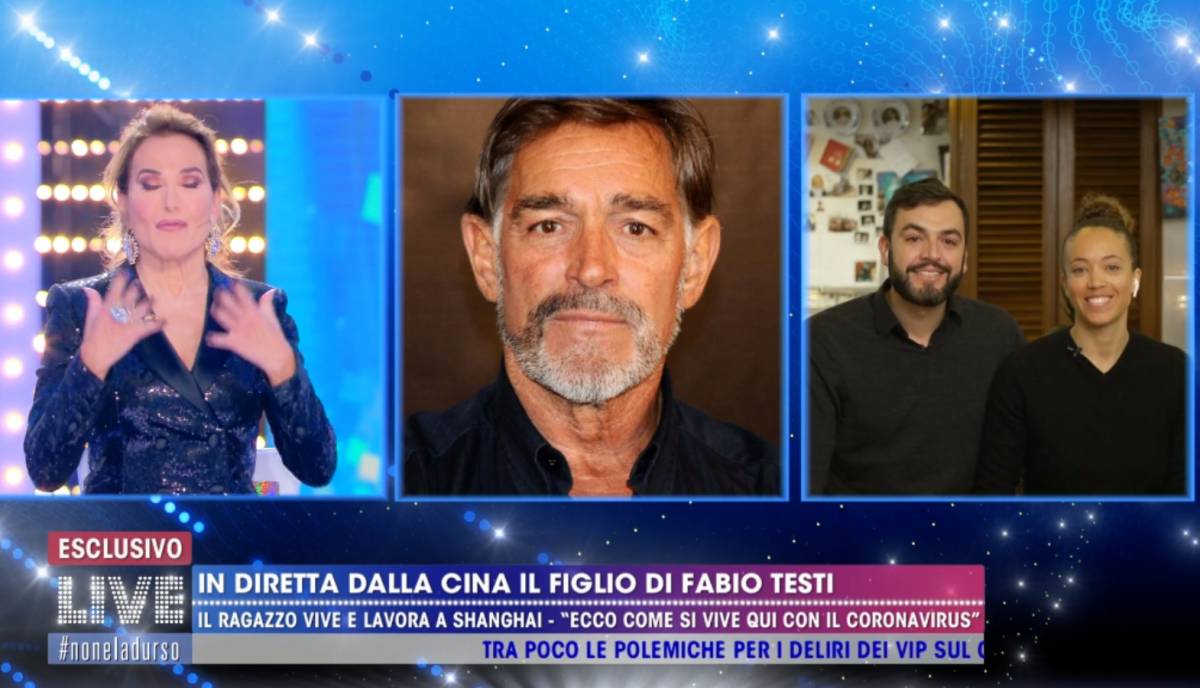 Live, l'appello di Fabio Testi junior al padre: "Non uscire dal Gf Vip"
