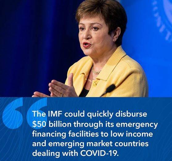 Fmi, Georgieva ai governi:"Spendano ma conservino scontrini"