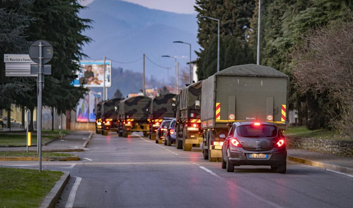 Il dramma infinito di Bergamo. Esercito per spostare le salme