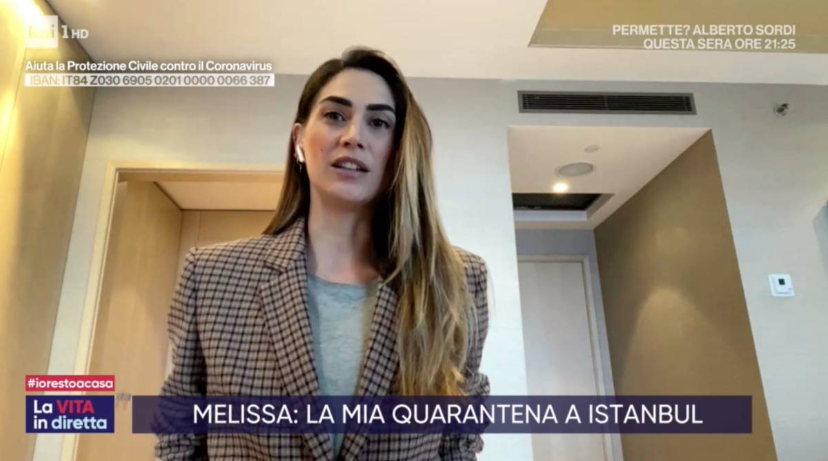 Coronavirus, Melissa Satta bloccata in Turchia: "Mio marito ha fatto il test"