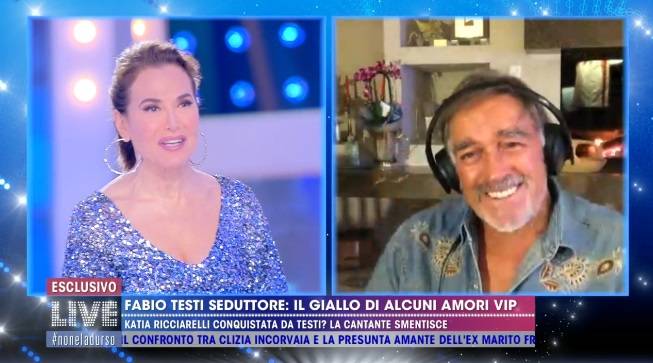 Fabio Testi: "La storia con Katia Ricciarelli? Non capisco perché neghi"