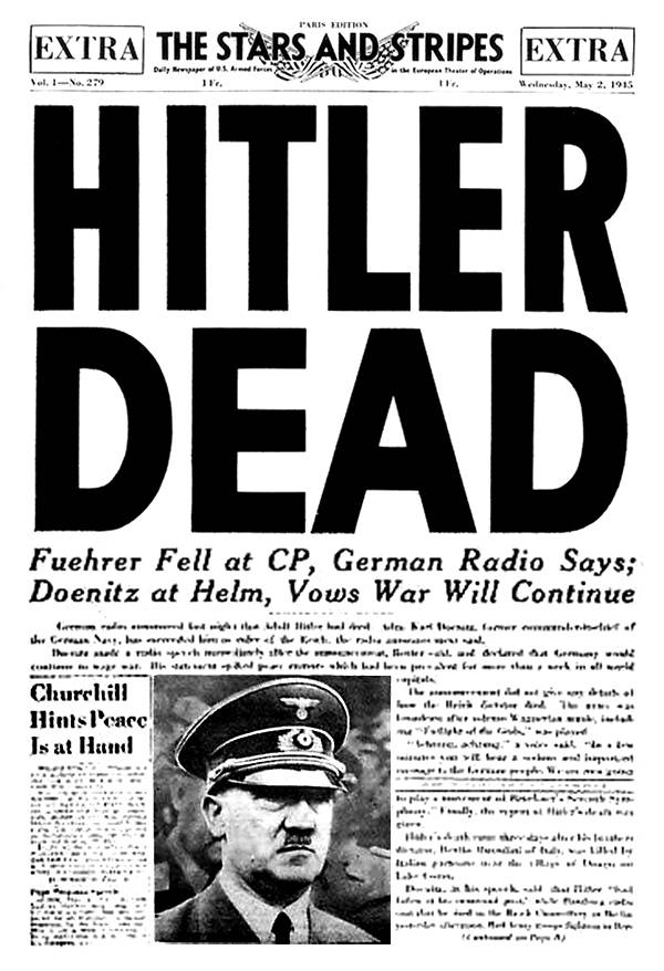 Storia degli otto giorni di guerra e follia dopo la morte di Hitler