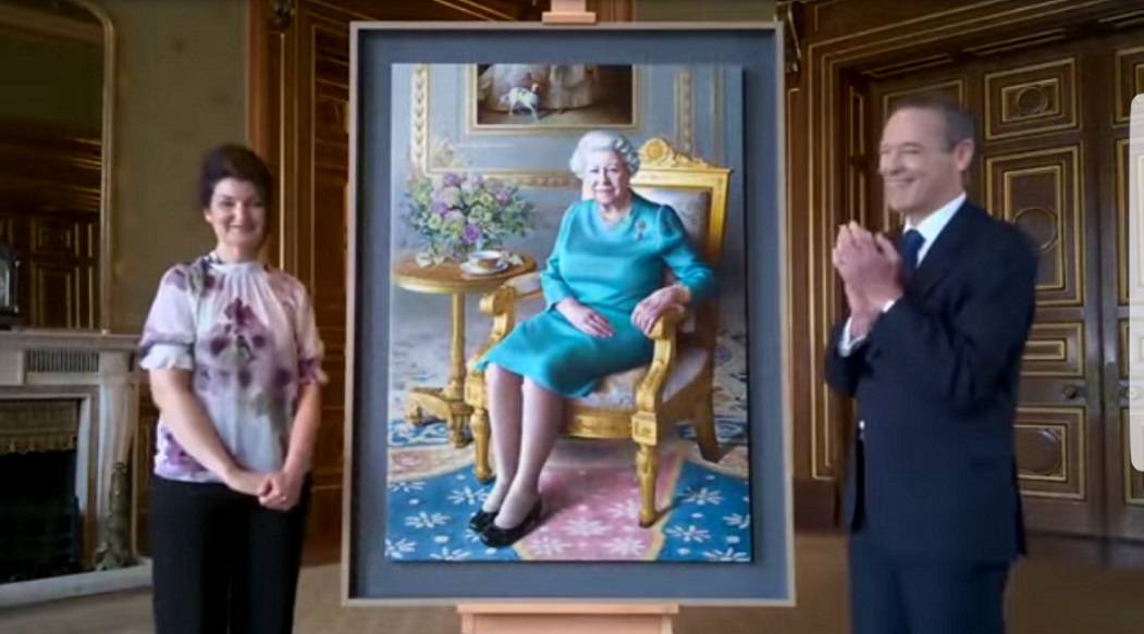 Svelato per la prima volta online un ritratto della regina Elisabetta