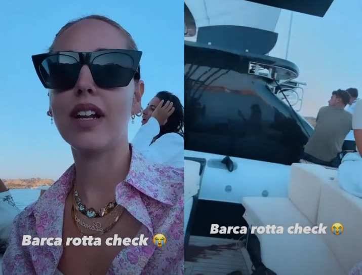 La barca è in avaria: finisce male per Chiara Ferragni