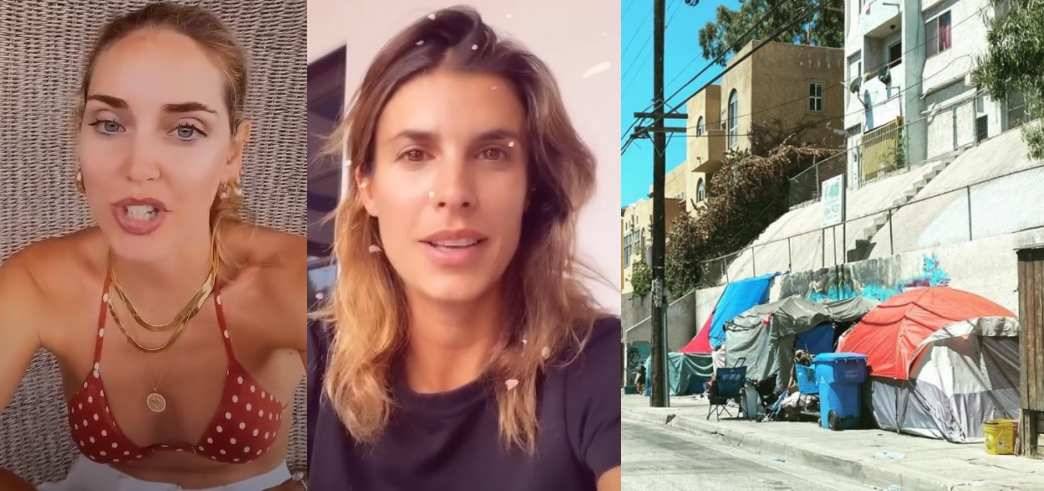 Los Angeles invasa dai senzatetto: i vip italiani fuggono dalla città