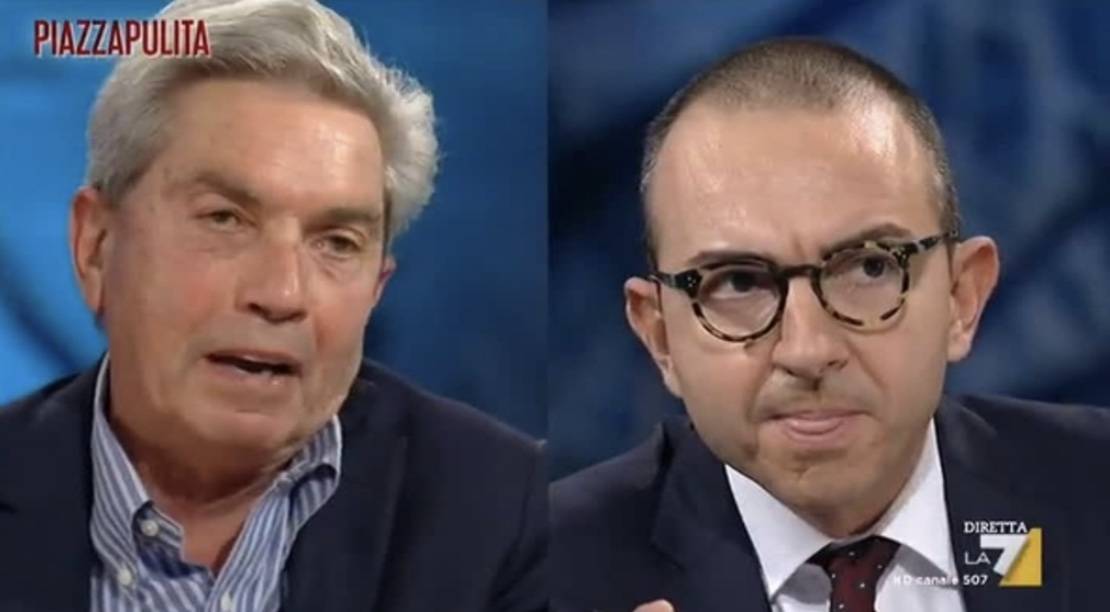 "Ma con Salvini", "Offendi" La durissima lite in tv tra De Angelis e Padellaro