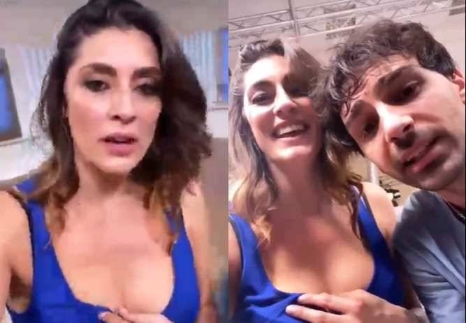 Incidente sexy in sala prove per Elisa Isoardi: "Salvatemi"
