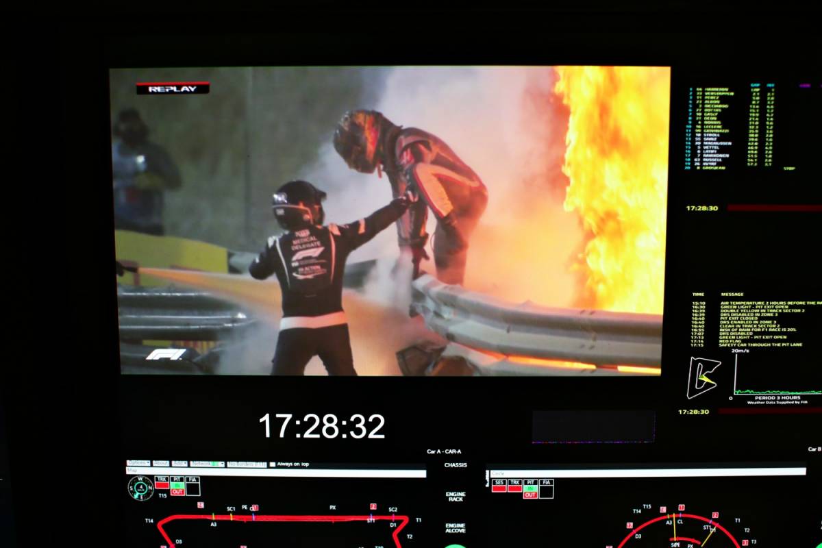 Allenamento e abitacolo: così Grosjean si è salvato dall'auto palla di fuoco