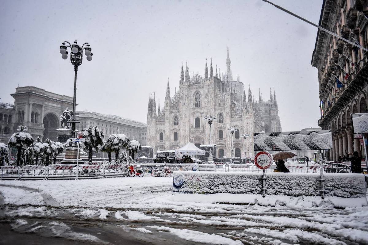 Neve a Milano, tre cani folgorati da scariche elettriche