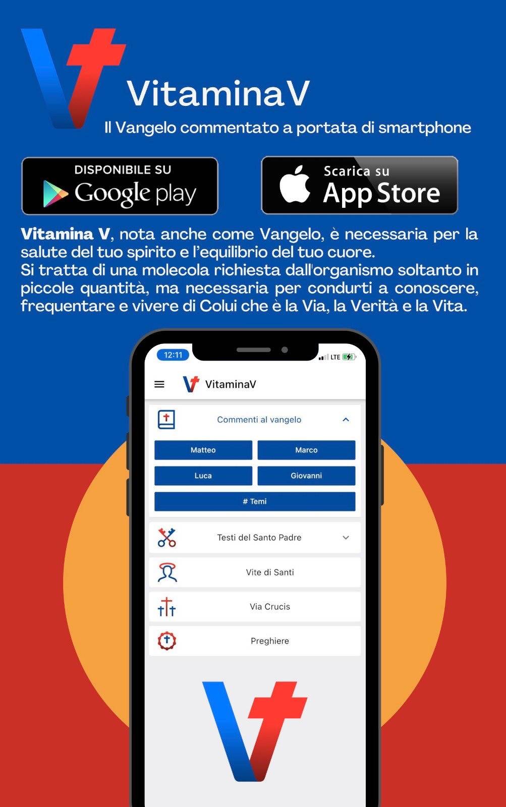 Nasce VitaminaV, l'app per "dialogare" con Gesù