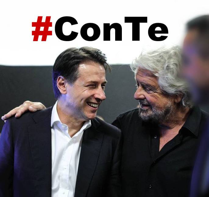 Grillo fa da sponsor a #ConTe. E Di Maio resta... "sfocato"