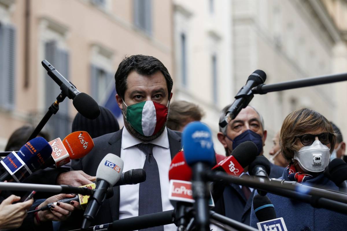 Salvini: "Ministri Lega nel governo Draghi? Non facciamo cose a metà"
