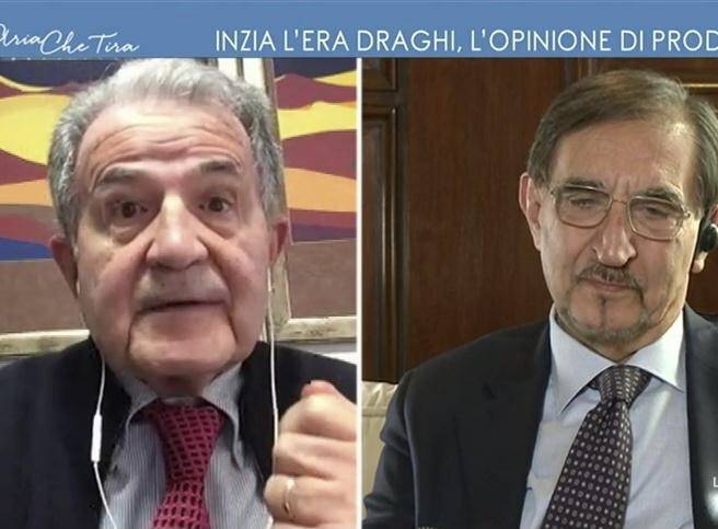 "Non diciamo...", "Non capisce". È rissa tv tra Prodi e La Russa