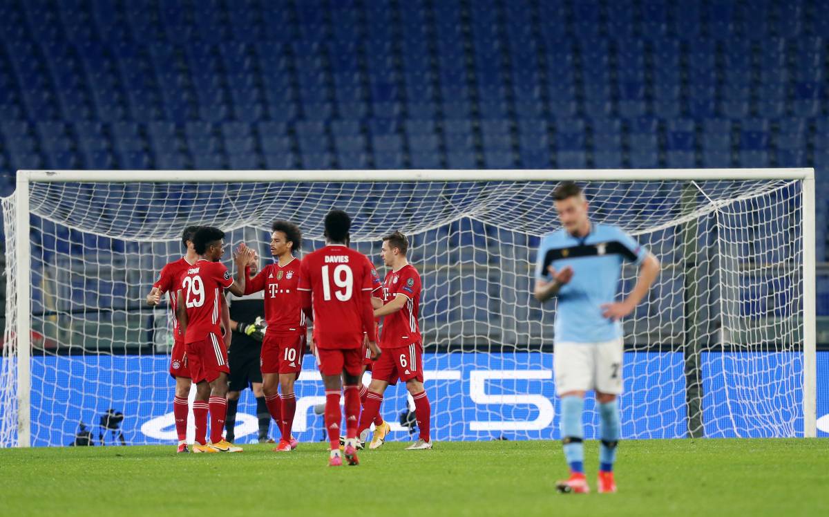 Il Bayern annienta la Lazio: 1-4 ed eliminazione dalla Champions vicina