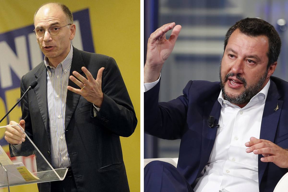 "È stato pessimo", "Stai sereno": scontro a distanza fra Letta e Salvini
