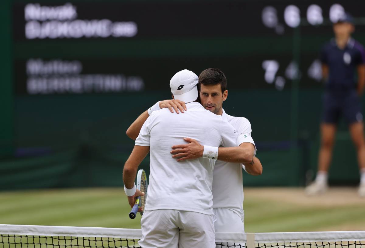 Wimbledon, Berrettini si arrende a Djokovic