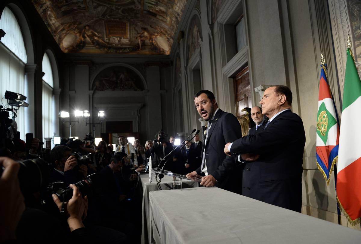 Salvini lancia Berlusconi al Colle e blinda Draghi premier