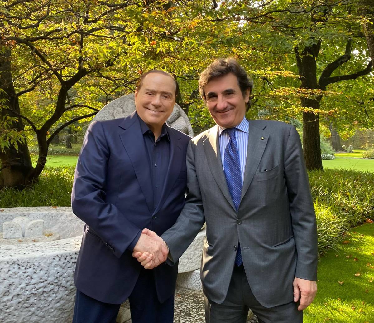 "Un piacere chiacchierare della nostra Italia": Berlusconi vede Cairo